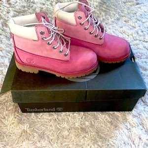 Youth 6inch Pink Timberland Boots